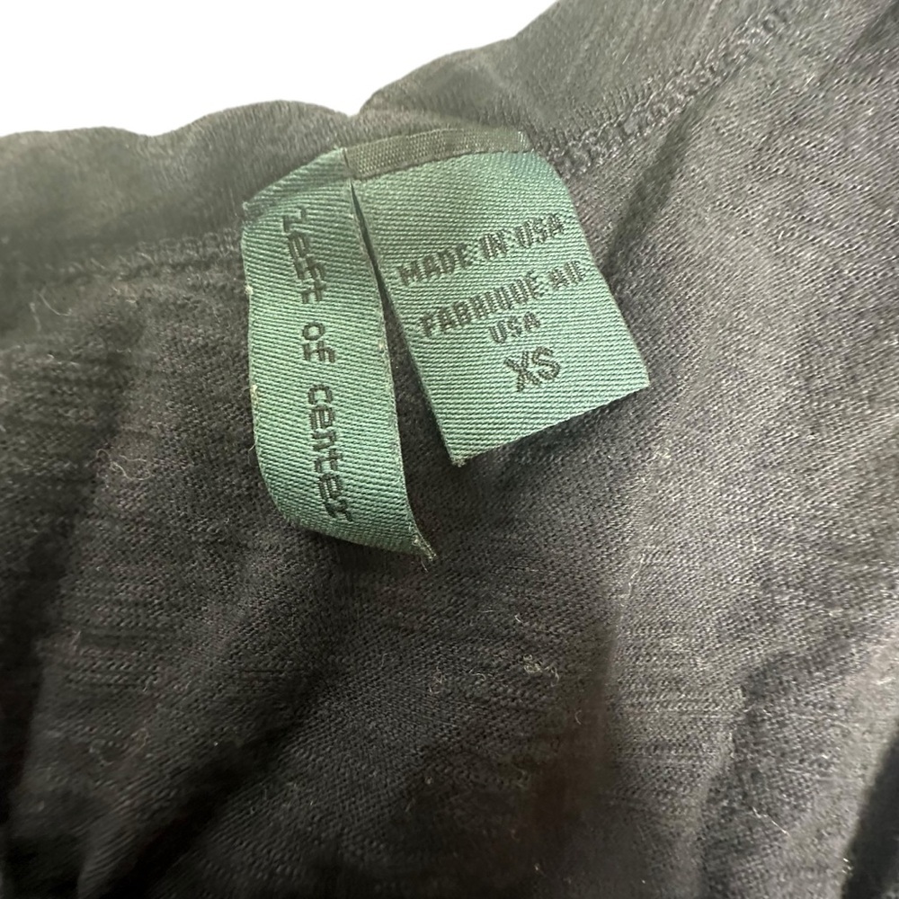 Anthropologie Left of Center long Sleeve V-neck Tee Navy xs - Picture 6 of 9